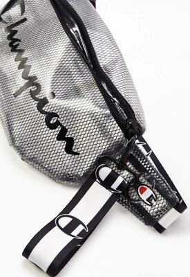 NEW Champion Waist Belt Crossbody Bag Fanny Pack Sling Clear Black White - Image 1 of 4