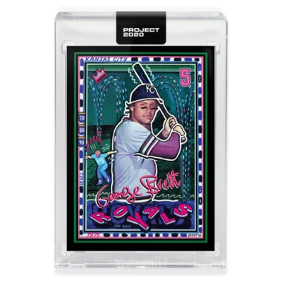 2020 TOPPS PROJECT 2020 #192 GEORGE BRETT - BY EFDOT - Image 1 of 2