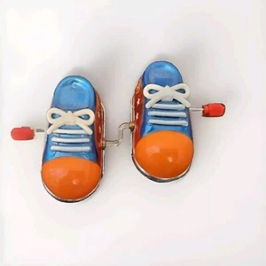 Rare Tomy Z Wind Up Toy Tennis Shoes - Picture 1 of 6