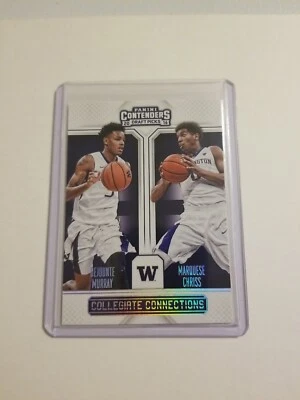 2016-17 Panini Contenders Collegiate Connections Dejounte Murray Marquese Chriss - Image 1 of 3