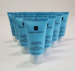 10 TEMPLE SPA In Good CONDITION Hair Conditioner .84 fl oz each Travel Lot USA - Picture 1 of 3
