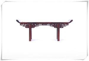 China Red hard suanzhi wood rosewood Miniature table display stand shelf 1 - Picture 1 of 5