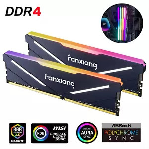 Fanxiang 16GB (2x 8 GB) RGB DDR4 RAM 3600MHz Dual-Kit Desktop Arbeitsspeicher - Bild 1 von 9