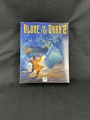 Rare Alone In The Dark 2 1993 IBM 3.5" Floppy Disc PC Game Complete Big Box - Image 1 of 3