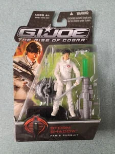 GI Joe Rise of Cobra 3.75'' STORM SHADOW Paris Pursuit ROC Hasbro New - Picture 1 of 3