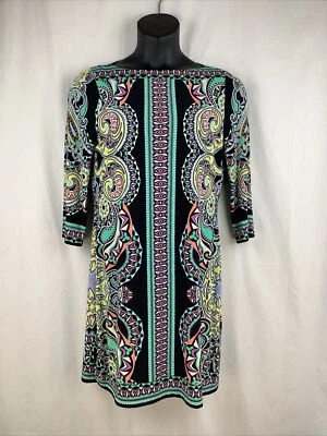 Vestido para mujer ECI New York grande elástico cachemir manga 3/4 cambio negro  Foto 1 de 4