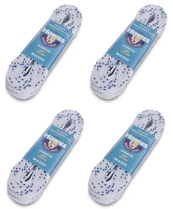 Howies Hockey Skate Schnürsenkel gewachst weiß 4er-Pack - Bild 1 von 5