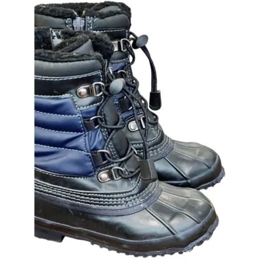 11 Lands' End Boys EXPEDITION Snow Boots Side Zip Kids Youth EUC - Изображение 1 из 4