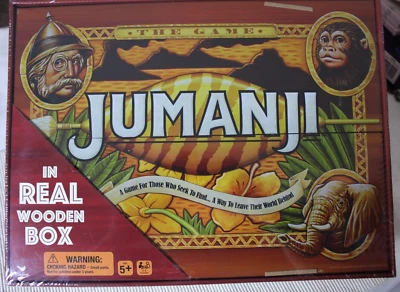 Cardinal Jumanji Game in a Real Wooden Box New Sealed - Image 1 of 4