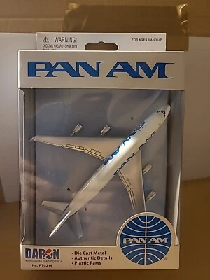 Boeing Pan Am Daron By Herpa 15cm Metal Et Plastique - Photo 1/4
