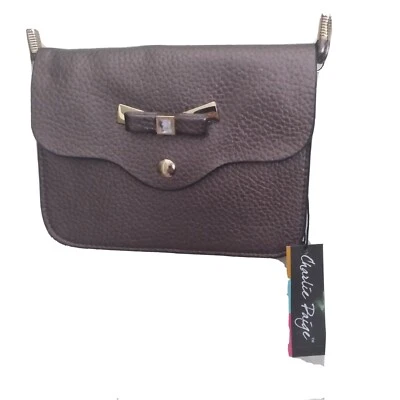 Charlie Paige Bow Clutch Removable Strap Occasion Career  Night Out NWT - Image 1 of 4