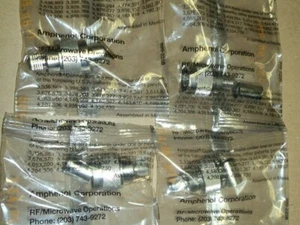 10 - TYPE N Male CONNECTOR Crimp RG-8 RG-9 RG-213 RG-225 AMPHENOL 82-4425-1003 - Picture 1 of 12
