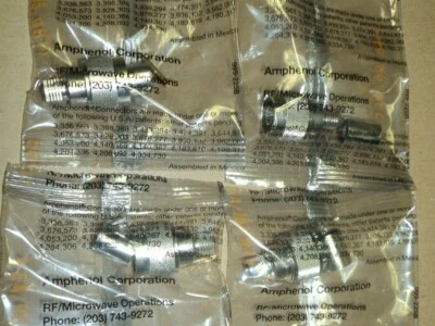 10 - TYPE N Male CONNECTOR Crimp RG-8 RG-9 RG-213 RG-225 AMPHENOL 82-4425-1003