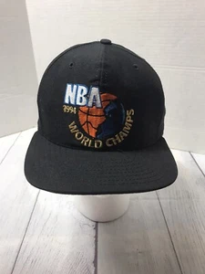 VTG 1994 Houston Rockets NBA World Champs Hat New Made In USA - Picture 1 of 7
