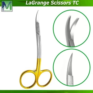 Dental TC LaGrange Scissors Curved Surgical Tissue Gum Cutting Shears Veterinary - Picture 1 of 1