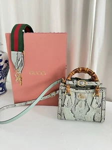 Gucci Diana Python Excellent Condition Guaranteed Only One Made In This Color - Picture 1 of 6