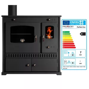 Cucina Stufa a Legna con Forno Ghisa Top - Perfect Eco - 7 kw EcoDesign 2022 - Foto 1 di 7