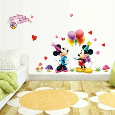 Wandtattoo Kinderzimmer Minnie Mouse Disney Junge Mädchen Wandsticker Deko Bild - Bild 1 von 4
