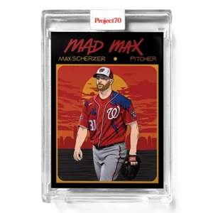 2021 Topps Project 70~1971 Max Scherzer #612~By Sophia Chang PR:838 - Picture 1 of 2