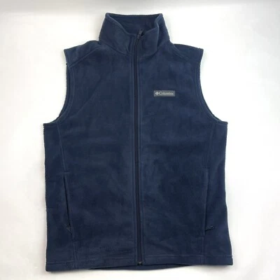 Columbia Sportwear Exterior Azul Polar Cremallera Chaleco Chaqueta Hombre’s Talla S Foto 1 de 4
