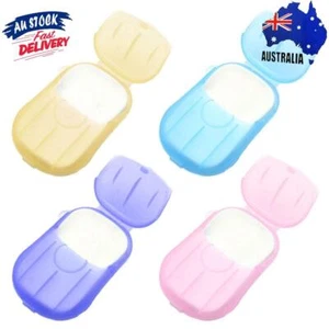 20pcs/Box Disposable Soap Papers Portable Travel Hand Washing Scented Slice - Picture 1 of 6