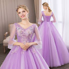 Evening Formal Party Ball Gown Prom Bridesmaid Show Long Princess Dress Smfs36