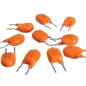 PHILIPS Tantalum Capacitor 1.5uF/40VR/25VC Radial 5mm pitch - 10 pieces - Picture 1 of 3