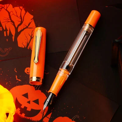 Pluma Estilográfica Nahvalur Original Plus en Naranja Halloween - Punto Medio - NUEVA Foto 1 de 2