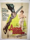 French movie poster Shotgun  47 x 63 original 1955 western Yvonne De Carlo. 