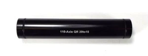 NEW - THRU AXLE / HUB ADAPTER - 110MM X 20MM TO 15MM FORK CONVERTER / CONVERSION - Picture 1 of 1