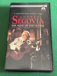 ANDRÉS SEGOVIA : The SONG of the GUITAR VHS + FREE DVD - Picture 1 of 2