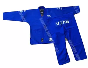 Brazilian Jiu Jitsu blue Gi 100% cotton High quality BJJ gis A2H  With Tag Card - Picture 1 of 10