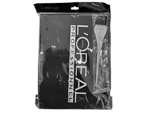 L'Oreal Professionnel Client Cape (Black) with Hair dye brush (White) - Picture 1 of 4