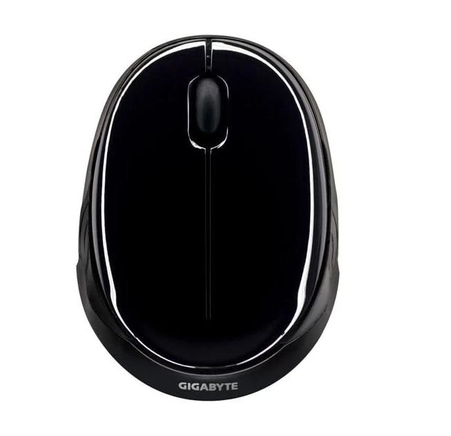 Gigabyte Aire M1 Maus kabelgebunden ausziehbares USB Kabel - Schwarz Shiny Black - Bild 1 von 1