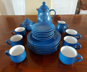 KAFFEE SERVICE FRIESLAND CERACRON AMMERLAND BLAU 6 PERSONEN - Bild 1 von 12