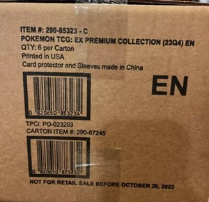 Charizard EX Premium Collection Case Sealed (6 Boxes) Pokémon DOUBLE BOXED - Picture 1 of 1