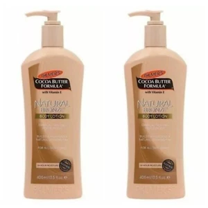 2x Palmers Cocoa Butter Natural Bronze Gradual Tanning Moisturizing Lotion 400ml - Picture 1 of 3