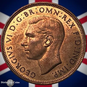Great Britain 1943 Half Penny 1/2d GB6035 - Picture 1 of 2