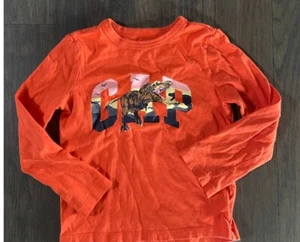 GAP kids long sleeve dinosaur shirt - Picture 1 of 3