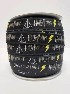FOE, Harry Potter Doni della Morte e Cicatrice, Elastico Pieghevole 5/8" Da Giardino NUOVO - Foto 1 di 1