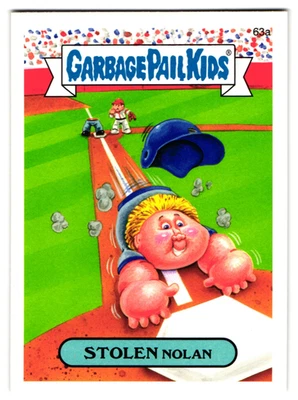 Stolen Nolan 2015 Garbage Pail Kids Series 1 Baseball Parody Exact Card Shown - Image 1 of 2