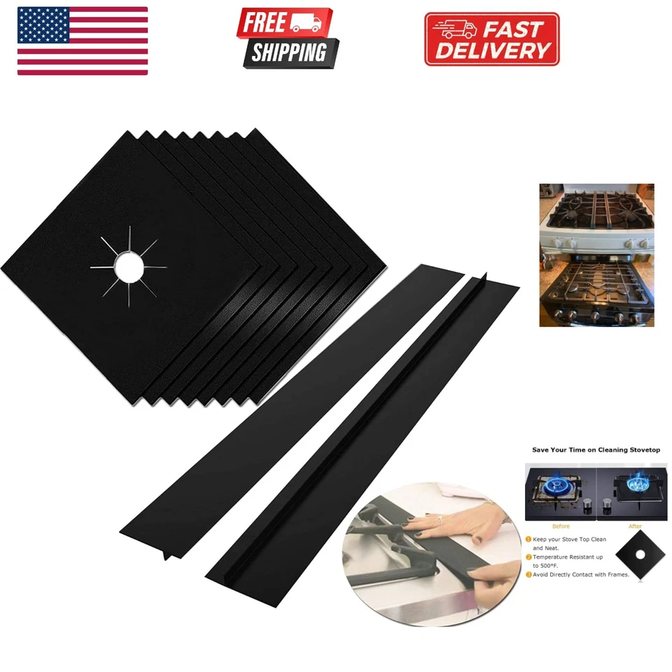 Covers Gas Stove Burner Msdada Range Protectors 0 Double 2 Mm Non Stick Thicknes