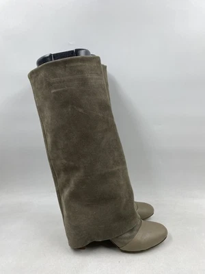 See By Chloe Gray Suede Leather Slip-On Boots W 6.5 - Image 1 of 4