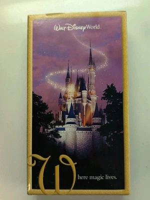 Rare | Walt Disney World: Where Magic Lives | Promotional Blue VHS - Vacation - Image 1 of 2