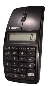 Canon X Mark 1 M 3 in 1 Slim Wireless Bluetooth Mouse Calculator & Keypad Black - Picture 1 of 2