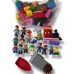 LEGO Duplo Minifigures People & Bricks Lot - Disney, Vehicles, Figures, Blocks - Picture 1 of 7