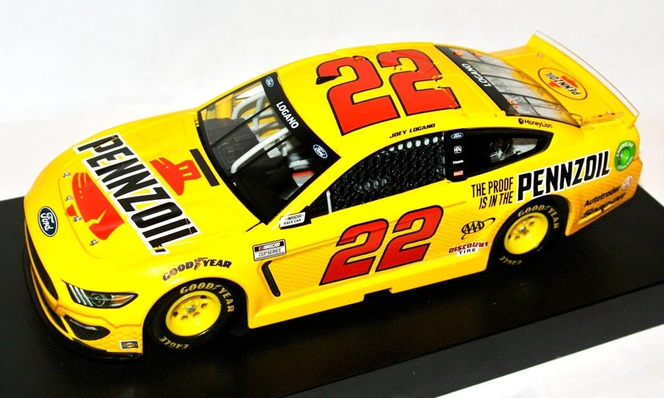2021 TP Ford Mustang NASCAR #22 - Pennzoil - Joey Logano - 1:24 OVP - Bild 1 von 4