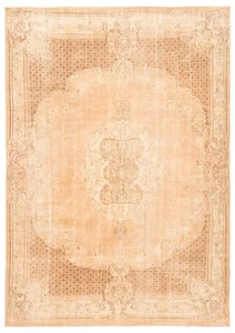 Traditional Vintage Hand-Knotted Carpet 6'8" x 9'9" Wool Area Rug - Picture 1 of 9