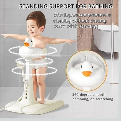 Adjustable Height Baby Shower Stand with Anti-Slip Base. Height: 17.32-23.62 - Изображение 1 из 4