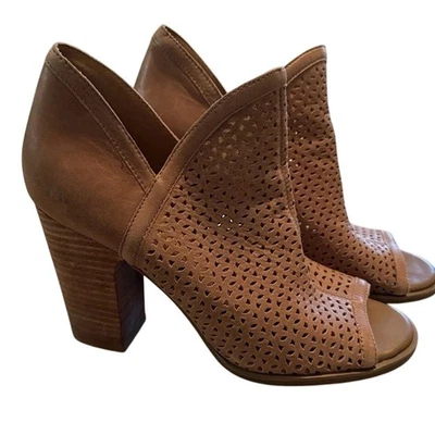 Sandalias de tacón Lucky Brand Livey color tostado botín talla 8M Foto 1 de 4